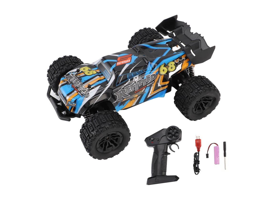 Ats coche de Controle Remoto Off Road 2.4g de Alta Velocidade com Derrapagem Realista Azul Elétrico Brinquedo