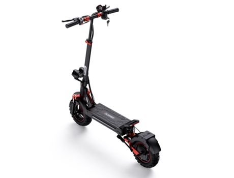 ISCOOTER Ix5S Off-Road Back Drive Scooter Elétrico Preto 1000W Motor 48V15Ah Faixa 60-65Km Dianteiro e Traseiro Sistema de Absorção de Choque Duplo