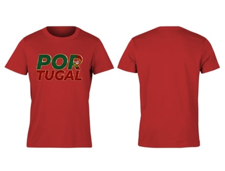 T-shirt TOPBRANDS Portugal Adepto Vermelha (L)
