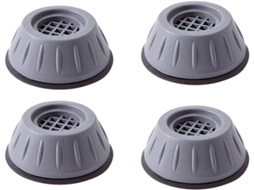 Suporte antivibração AQUAFORGE, para Máquina de Lavar, 4 peças