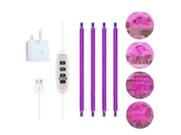 Lurelia Lâmpada Led Para Plantas 48 Leds, Espectro Completo, Regulável, Com Temporizador
