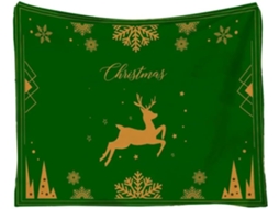 Manta de Natal Syjym Sherpa Macia e Quentinha para Sofá Cama como Inverno O, Ideal para Quarto, Sala de Estar