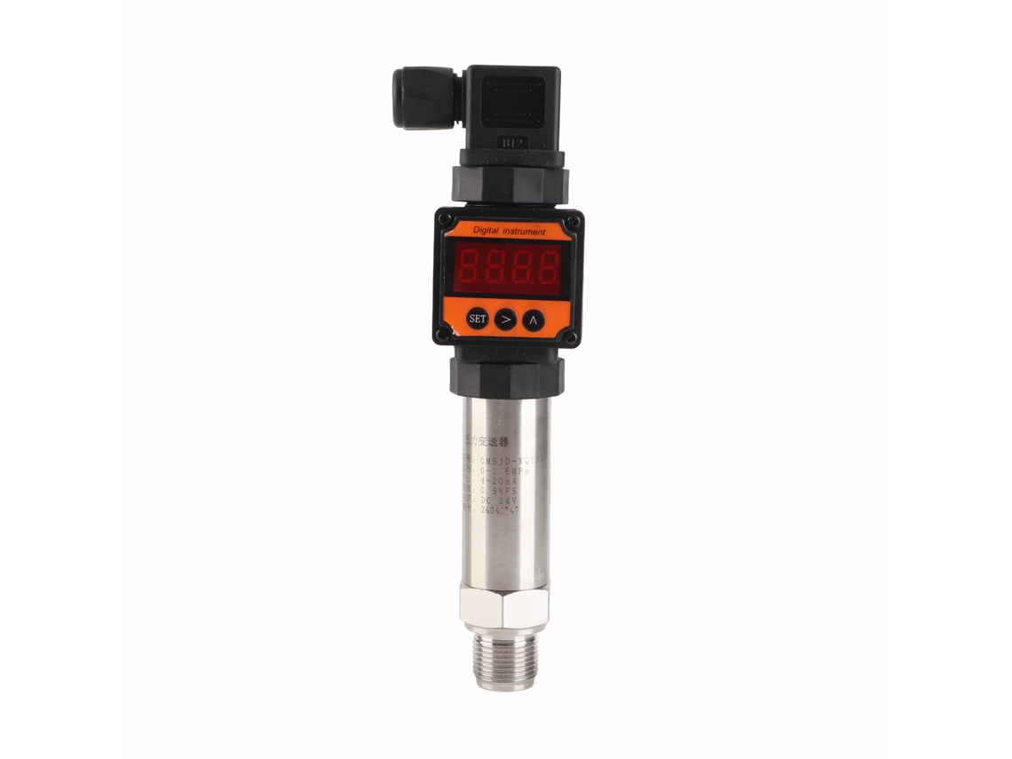 Transmissor de Pressão Digital YURU 0-1,6mpa com display e sensor de temperatura