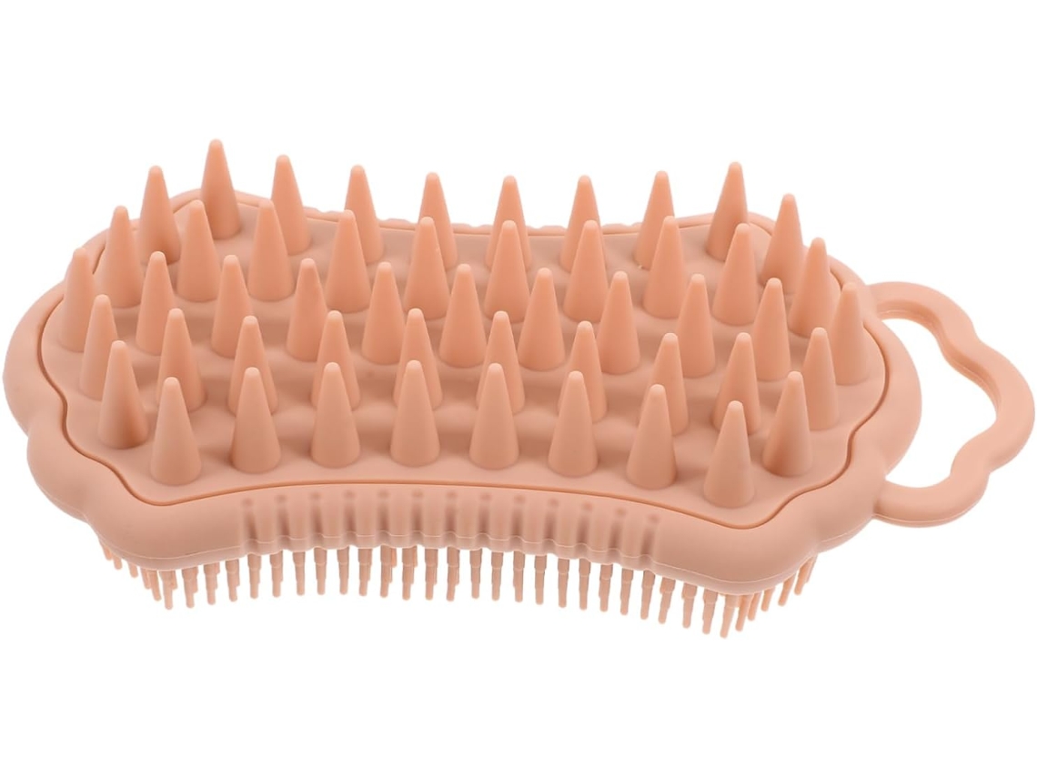 Escova De Silicone Valiclud Para Banho, Massagem Corporal E Capilar, Limpeza E Esfoliação Dos Cabelos