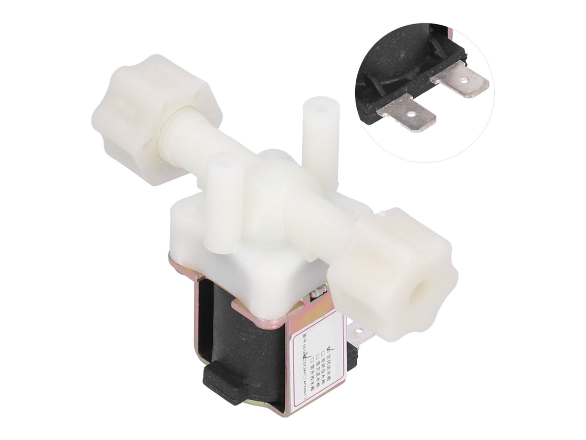 Válvula Solenóide Elétrica G1/4 Laxiscreed Para Água Em Sistemas De Filtragem Ro, Normalmente Fechada