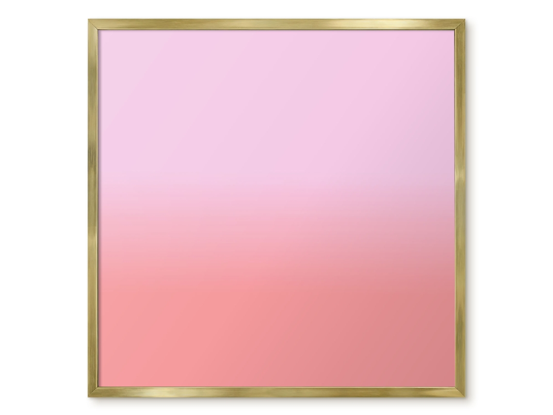 Magnetic Board Turquoise Gradient For The Living Room Espelharte (50x50 Cm)