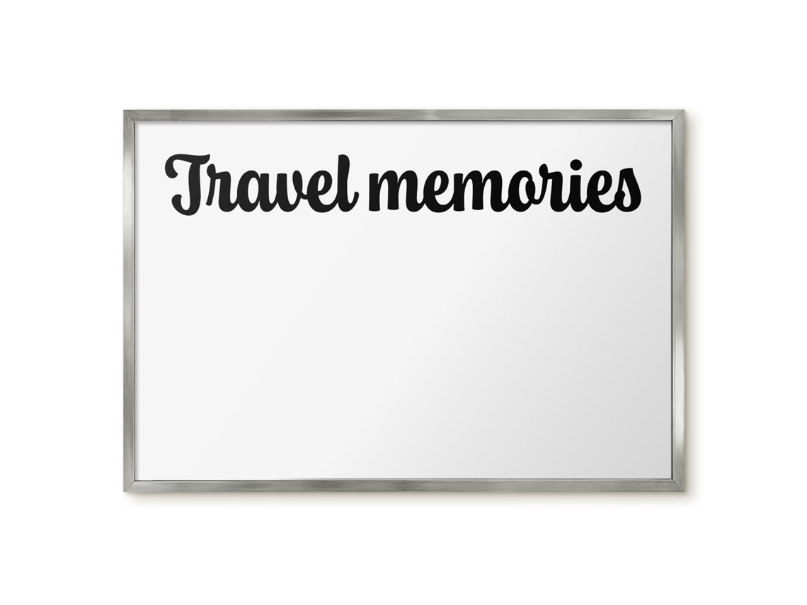Magnetic Board Travel Memories For The Living Room Espelharte (60x40 Cm)