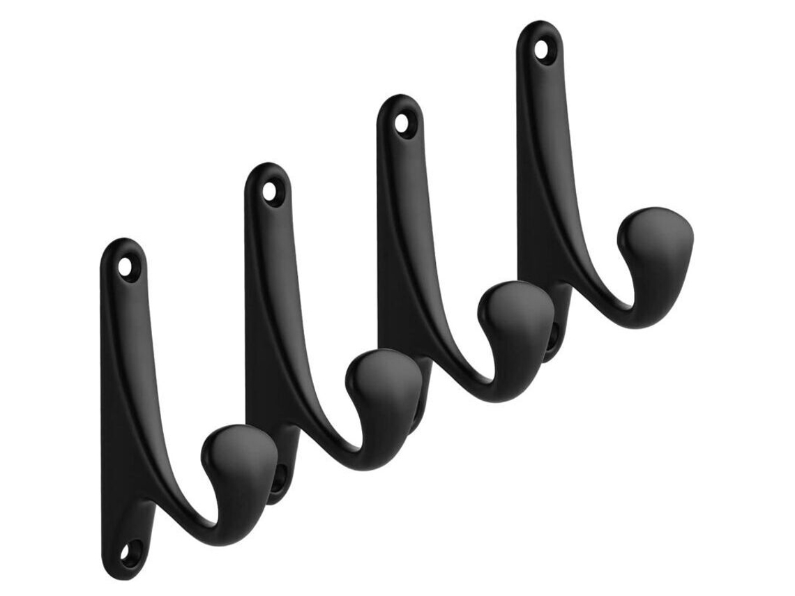 Ganchos de Roupa Resistentes para Toalhas, Ganchos de Parede para Banheiro, Cozinha, Guarda roupa, Porta de Guarda roupa, Garagem, Hotel BRILVIBERA