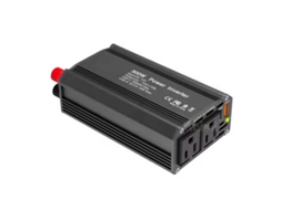 Inversor 300w 12v Para 220v Usb-c Pd65w Usb A Qc3.0 Plug Eu Preto