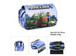 Estojo para Lápis, Grande Capacidade, Camada Dupla, Infantil AQUAFORGE