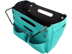 Organizador de ferramentas com estrutura de nylon resistente para eletricistas e bolsa de armazenamento.