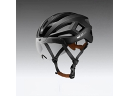 Capacete Com Óculos Magnéticos Integrados (preto Obsidiana), Capacete Leve Para Ciclismo De Montanha/estrada