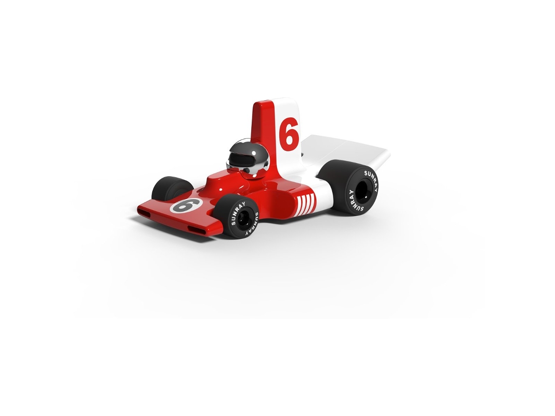 Carrinho De Corrida Playforever Verve Velocita Jean Vermelho
