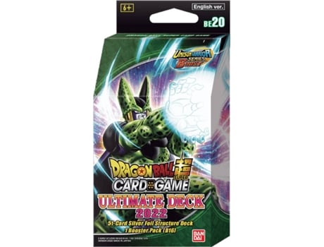 Jogo de Cartas BANDAI DragonBall Super Card Game Ultimate Deck 2022 BE20 (Idade Mínima: 6 Anos - Nível de Dificuldade: Intermédio)