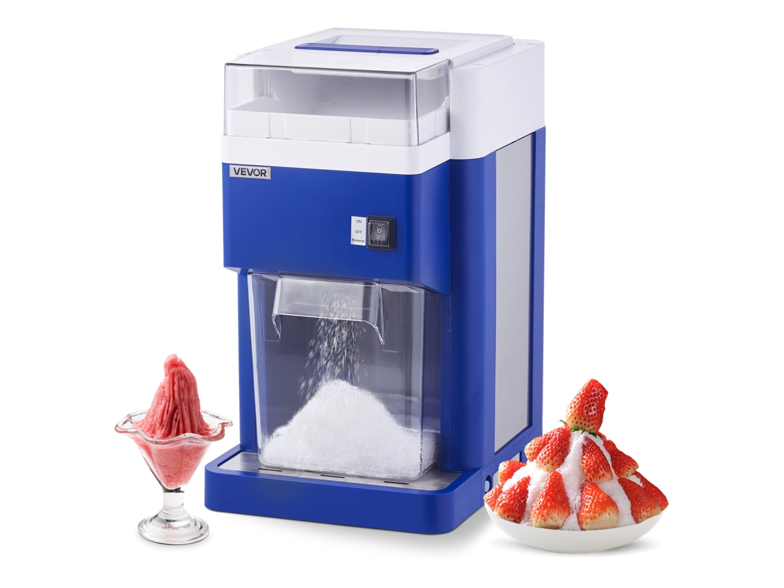 Máquina De Picar Gelo 1,8 L 300 W Com Lâminas De Aço Inoxidável Azul Vevor