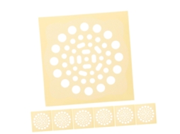 Conjunto De 4 Adesivos Descartáveis Anti-entupimento Para Ralo De Chuveiro