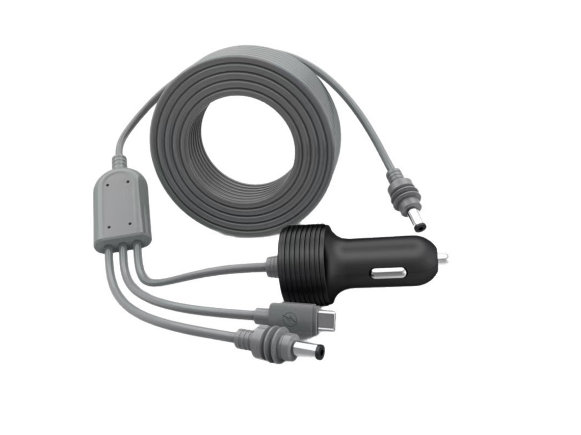 Cabo Mini Starlink 3 Em 1 De 5m Usb-c Para Alimentação Dc, 18awgusb-c/dc/acendedor De Cigarros, Para Pd 100w+ 12-24v Hexinyigjly