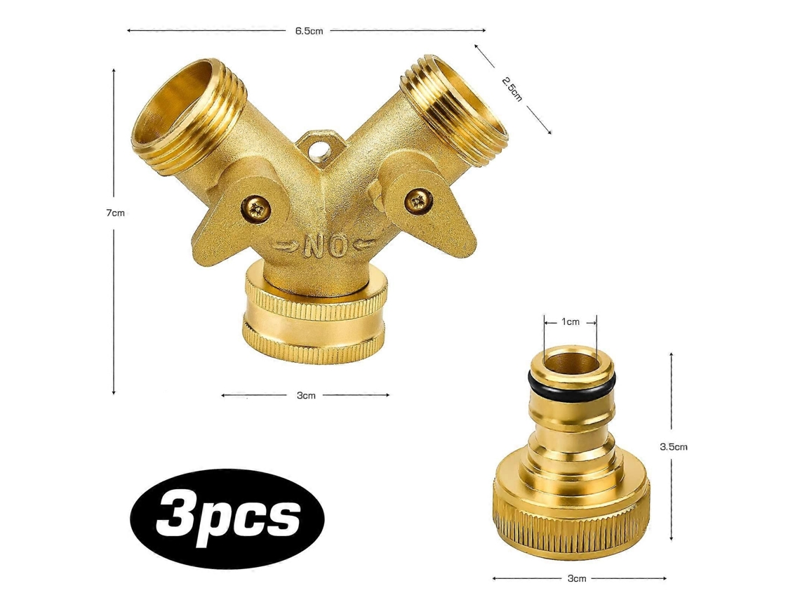 conector e de Latão Com Rosca 3/4'' E Engate Rápido para Irrigação