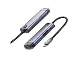 Hub Para Laptop Mcdodo 6 Em 1 Usb C Rj 45 Vga Hdmi 4k Para Macbook Hu 7740 Aquaforge