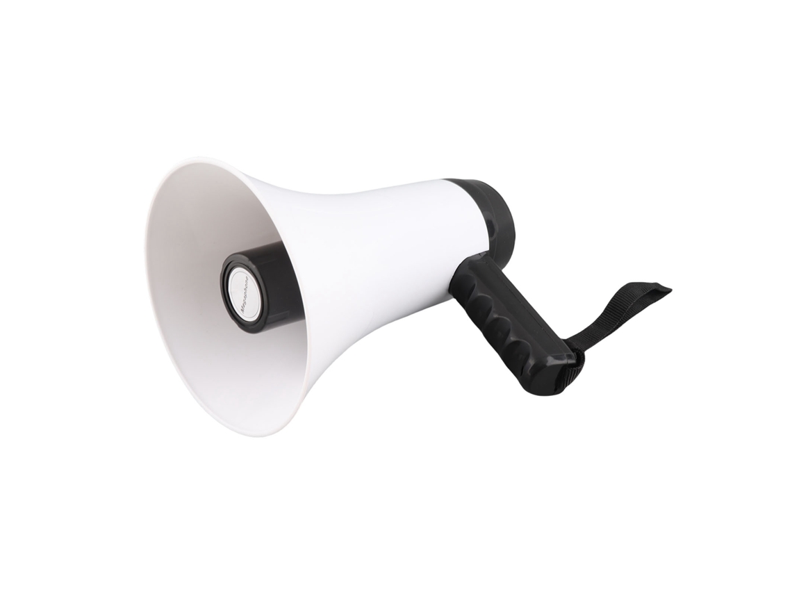Megafone Portátil De Mão Recarregável Com Gravação Para Transmissão E Bares