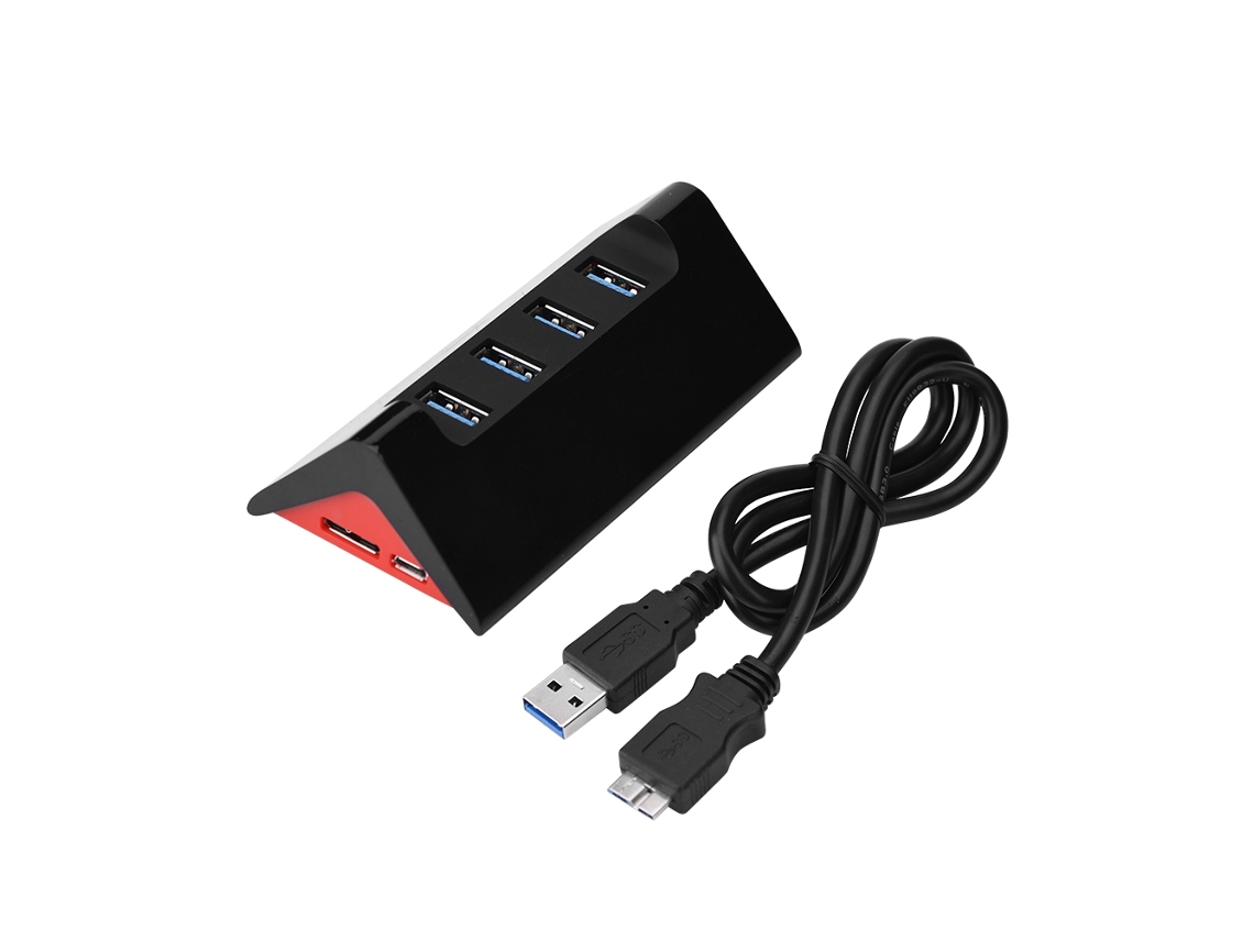 Hub Usb 3.0 Com 4 Portas De Expansão Para Transferência De Dados De Alta Velocidade