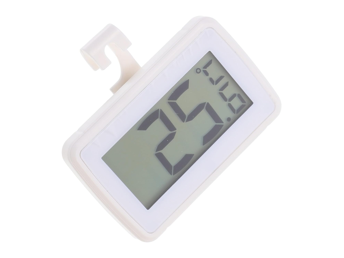 Termômetro Digital De Plástico Solustre Para Geladeira Com Visor Preciso Temperatura Uso Interno E Em Freezer