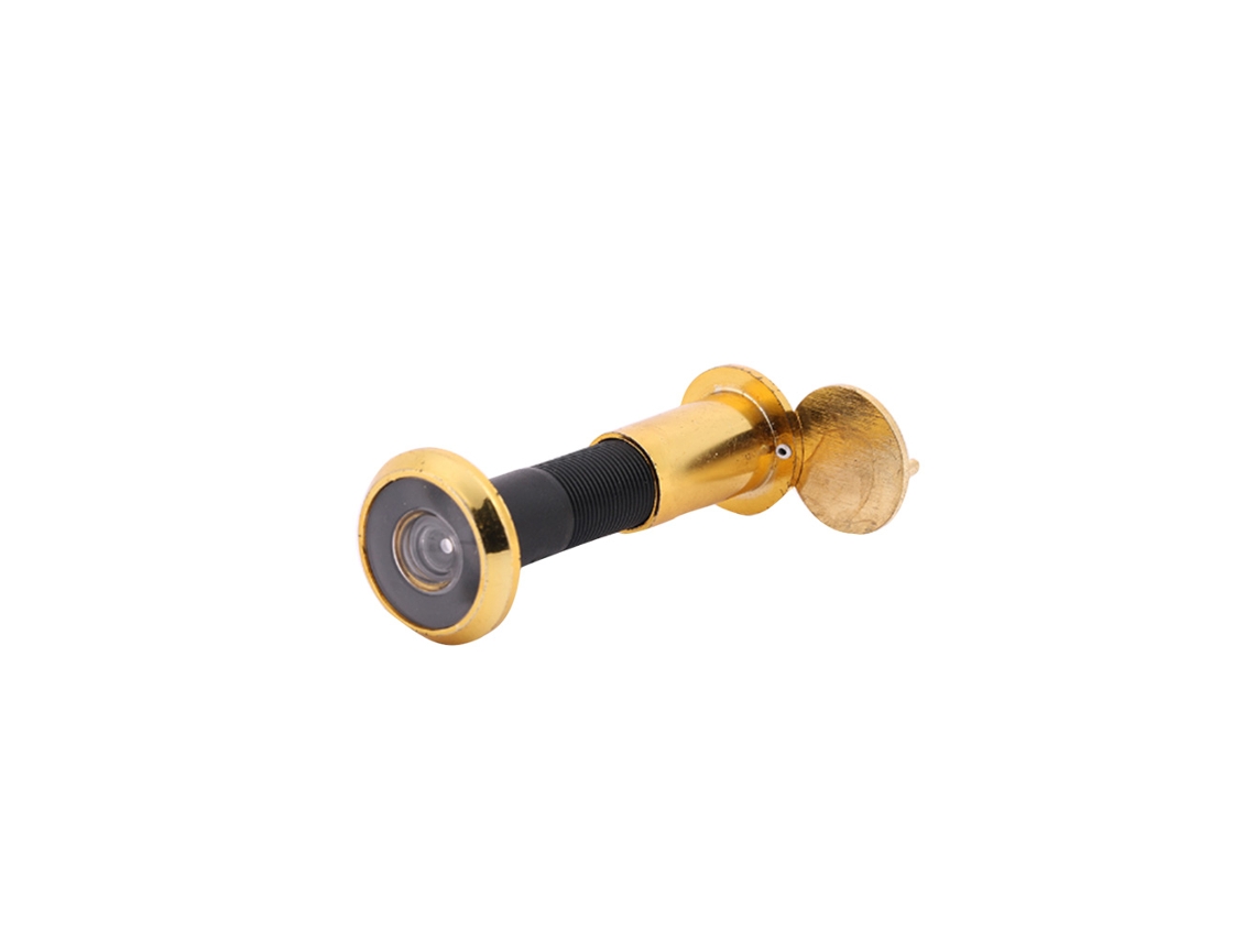 Visão de Porta de Metal com Capa Ouro para Portas de Segurança