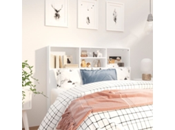 Cabecero con Mueble 120x19x103,5 cm Blanco
