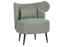 Poltrona BELIANI Otsby de Bouclé Verde 60x55x76