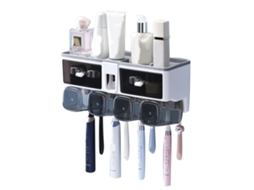 Suporte para escova de dentes com capacidade para 4 copos AQUAFORGE