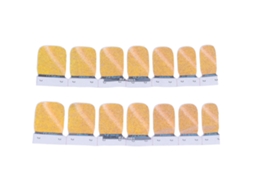 14pcs Adesivo De Unha Autoadesivo Diy Glitter Estilo Wrap Completo Decalque Esmalte De Unha