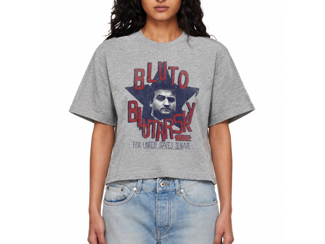 Rockinstone Animal House Movie Bluto 2014 Heather Gray Adult T-shirt Size:xxxl