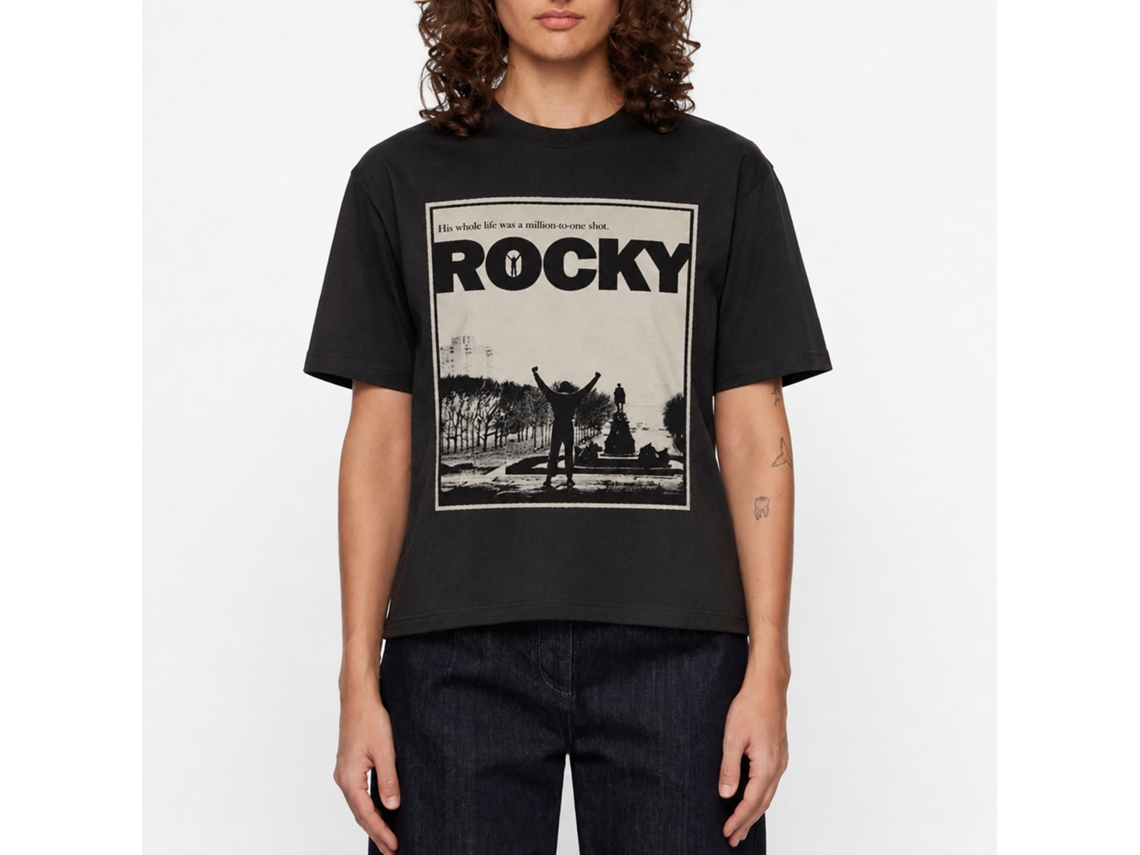 Rockinstone Rocky Movie Million To One Black Adult T-shirt Size:m