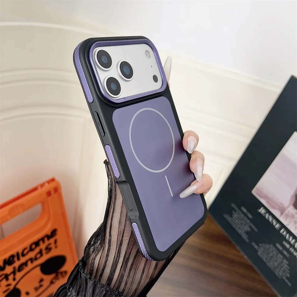 Capa Magnética Para Celular (iphone 11, Roxa) Compatível Com Magsafe