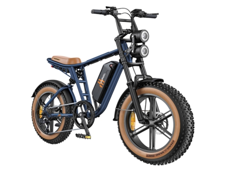 Bicicleta Elétrica Hillmiles Milezoom 1 Motor 250w Bateria 52v 15.6ah 25km/h 130km Freios Hidráulicos Dupla Suspensão Shimano 7 Velocidades