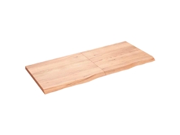 Vidaxl Prateleira De Parede 140x60x(2-4) Cm Carvalho Tratado Castanho