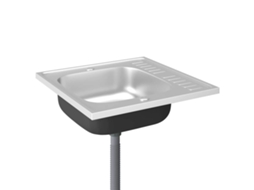Kitchen Sink, Kitchen Sinks Vidaxl Prateado Aço Inoxidável (600 X 600 X 155 Mm)