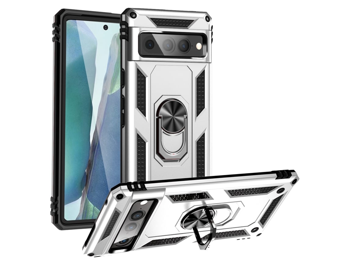 Capa Anel Para Google Google Pixel 7pro Yuysan Com Anel De Suporte Prateado