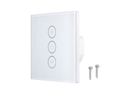 Laxiscreed Interruptor De Cortina Wifi Inteligente Com Controlo Tátil, Compatível Com Alexa E Google Home