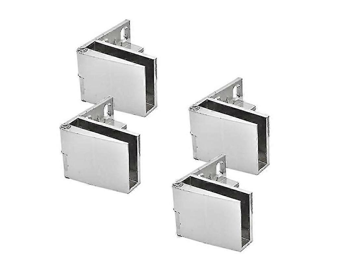4 Bisagras de Porta de Vidro, Liga de Zinco, 3.5mm | S/MARCA