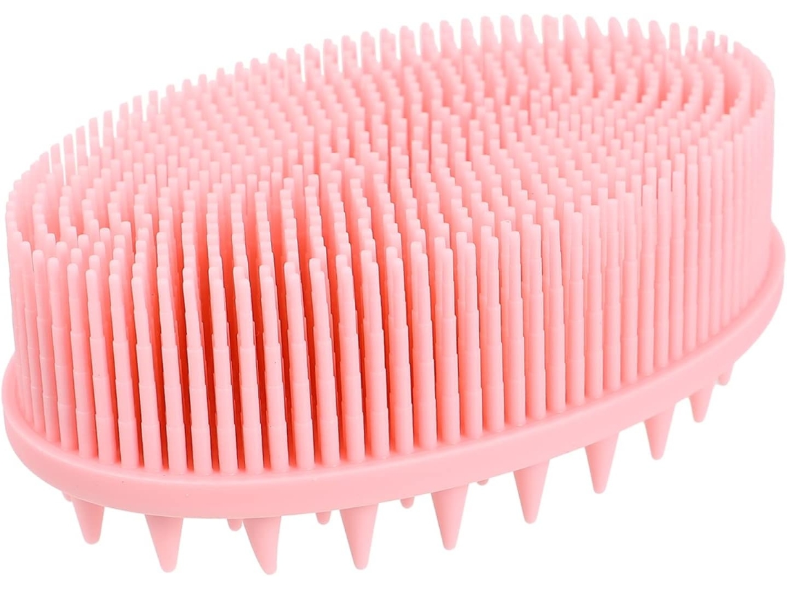 Lurelia Escova De Banho Para Bebé, Silicone Macio, Dupla Face E Pega Ergonómica