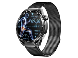 Smartwatch masculino com rastreador de condicionamento físico e função de telefone, frequência cardíaca e pressão arterial em água verde Bestvite