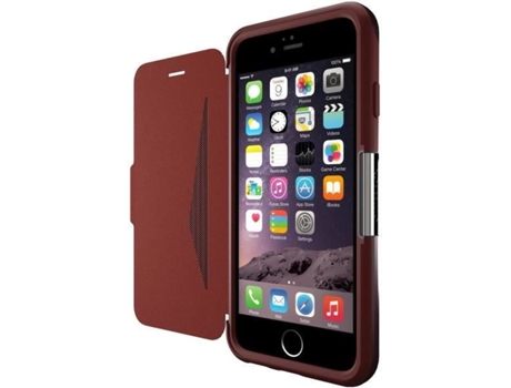 Capa iPhone 6, 6s, 7, 8 OTTERBOX Strada Burgundy Castanho — Compatibilidade: iPhone 6, 6s, 7 ,8