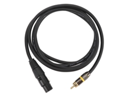 Cable XLR hembra a macho 2 m para micrófono y altavoces | S/MARCA