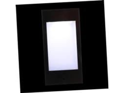 Luminária De Pilar Solar Para Jardim Em Abs À Prova D'água, Iluminação Externa Branca Fria, Lâmpada Decorativa Para