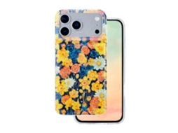 Capa Glow Glam Para Iphone 17 Pro De 6,3 Laranja