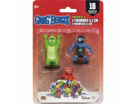 Figuras de Ação Lansay Gang Beasts  Lot #1 4,5 cm 3 Peças