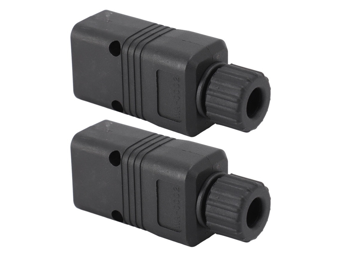 Aetheria 2pcs Adaptador de Tomada Iec320 C20 16a 20a 250v Conector de Corrente Diy Removível