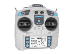 Modo 2 microzone Mc7 C7 Mini 2.4ghz 8ch Receptor Mc8re v2 Aeronaves Rc Drones Fpv Helicópteros Multirrotores MDUG (acelerador Mão Esquerda)