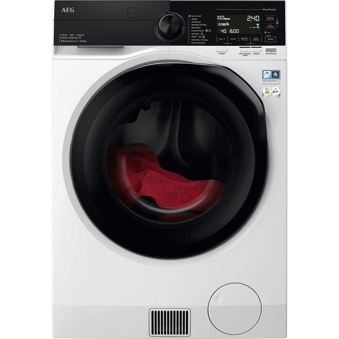 Máquina de Lavar e Secar Roupa AEG LWR9816O1C (10 Kg - 1600 rpm - Branco)